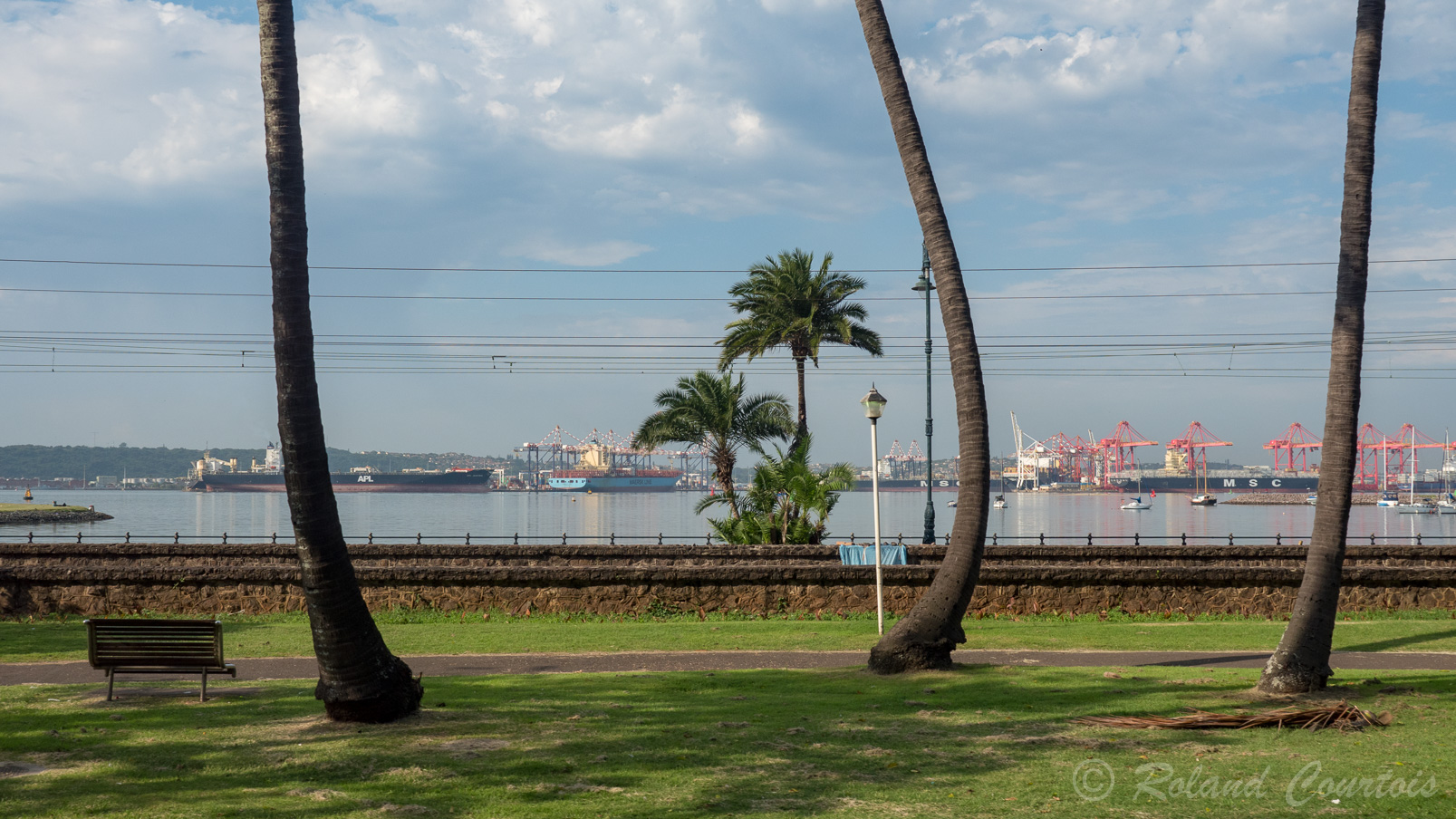 Le port de Durban, le plus grand d'Afrique du Sud.