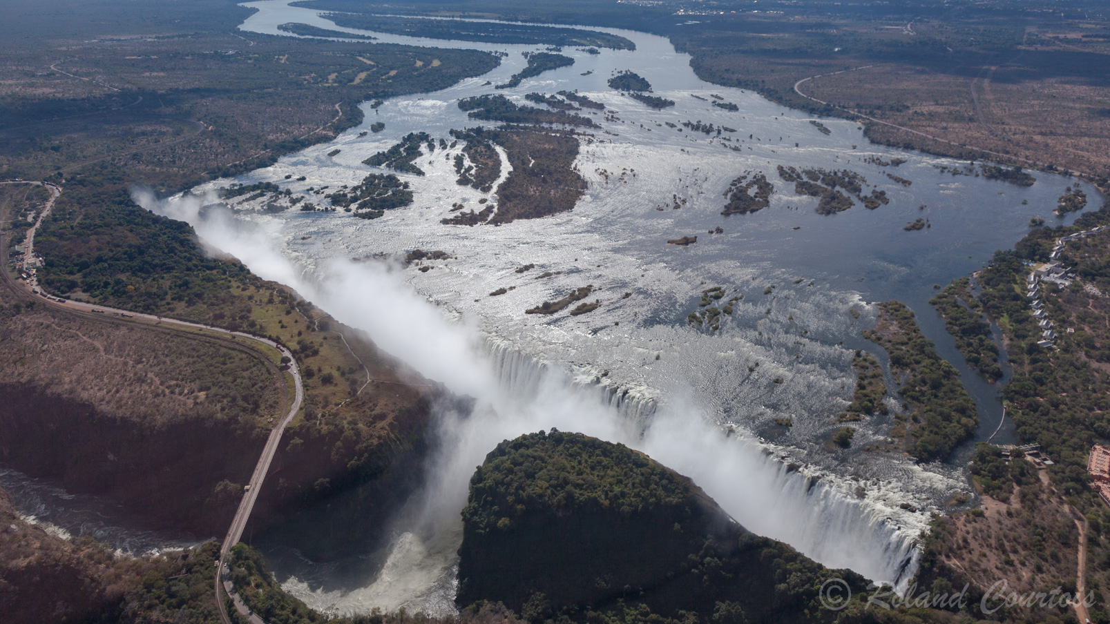 Impressionante faille géologique, les chutes Victoria sont inscrites au patrimoine mondial de l'UNESCO.