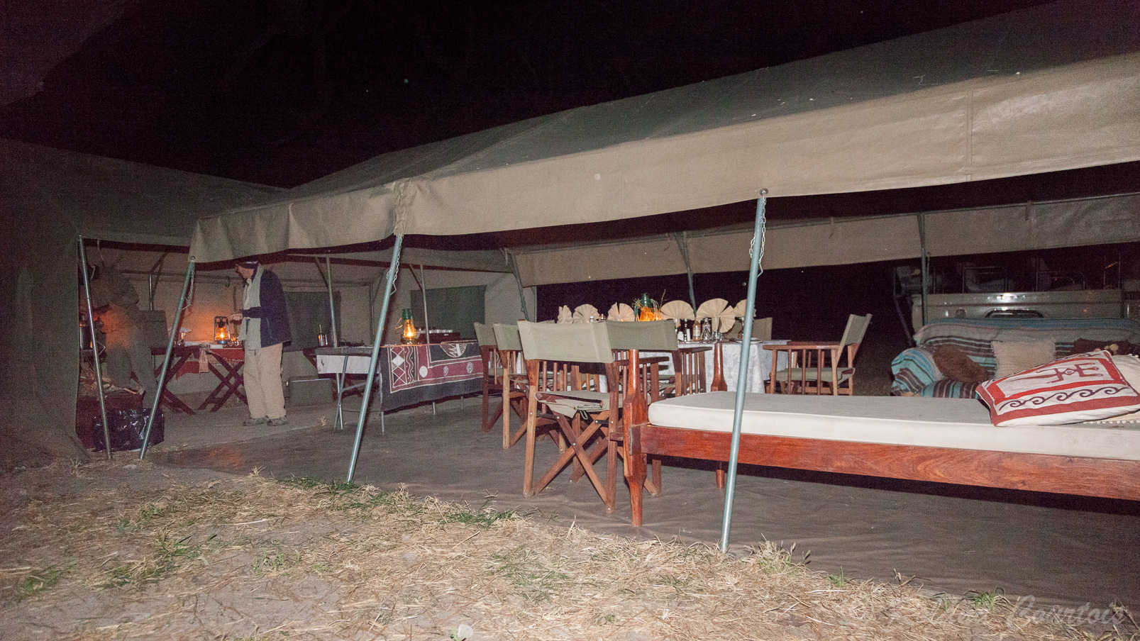 Kwai Tented Camp :  la tente salon / salle à manger