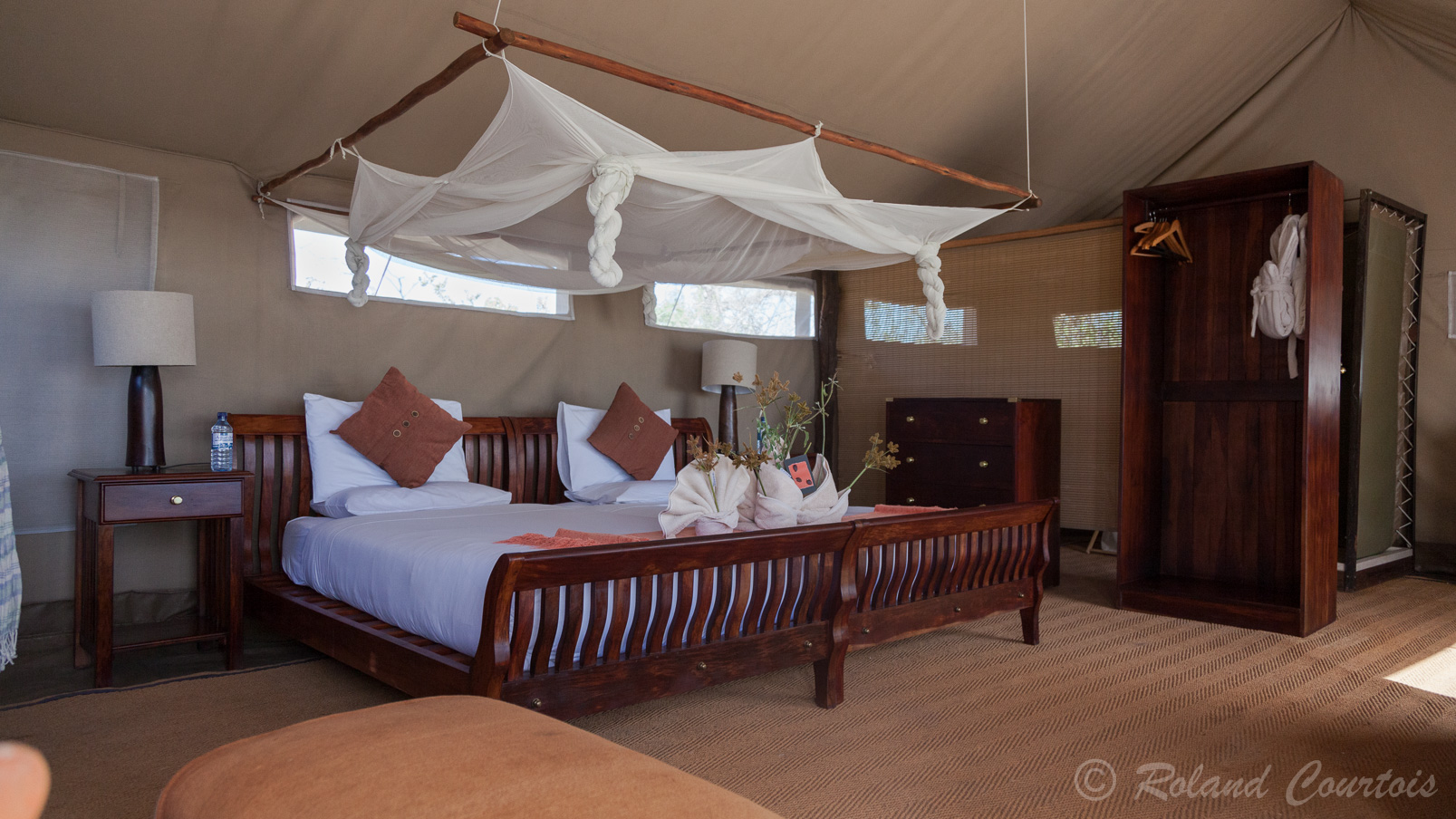 Linyanti Bush Camp est un camp de 12 tentes très confortables.