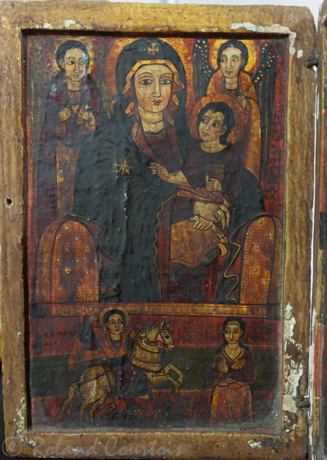 Icône à la Vierge (Musée d'Addis Abeba)