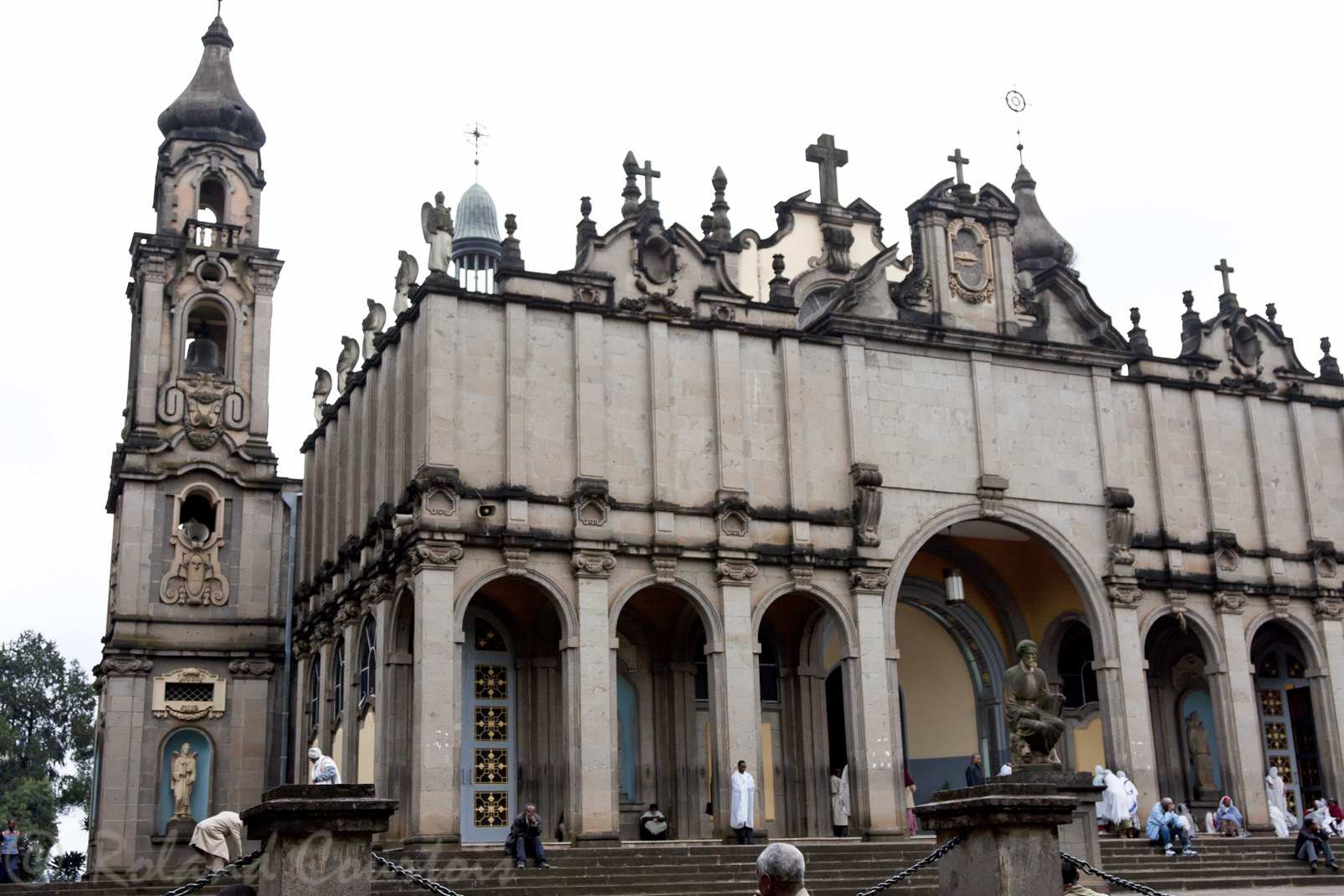 Cathédrale de la Sainte Trinité à Addis Abeba.