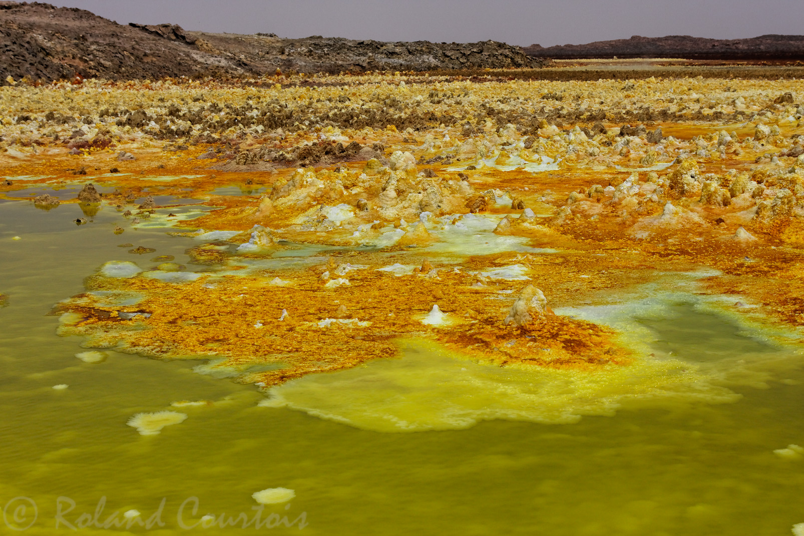 Volcanisme au Mont Dallol