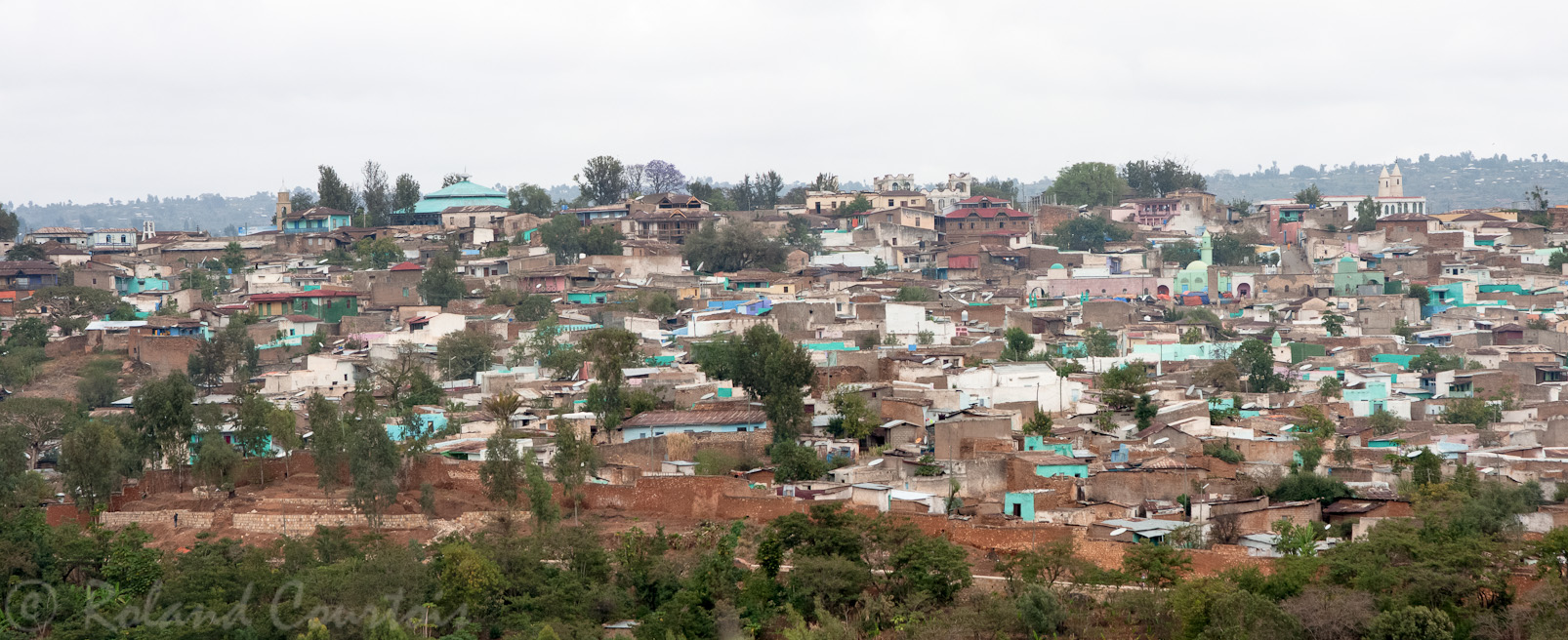 Vue sur Harar et ses remparts.