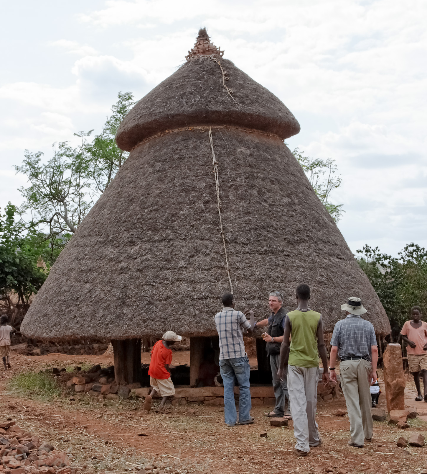Village Konso, hutte des adolescents