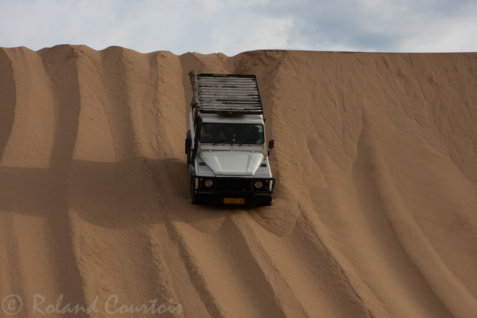 Du sport dans les dunes du Namib.