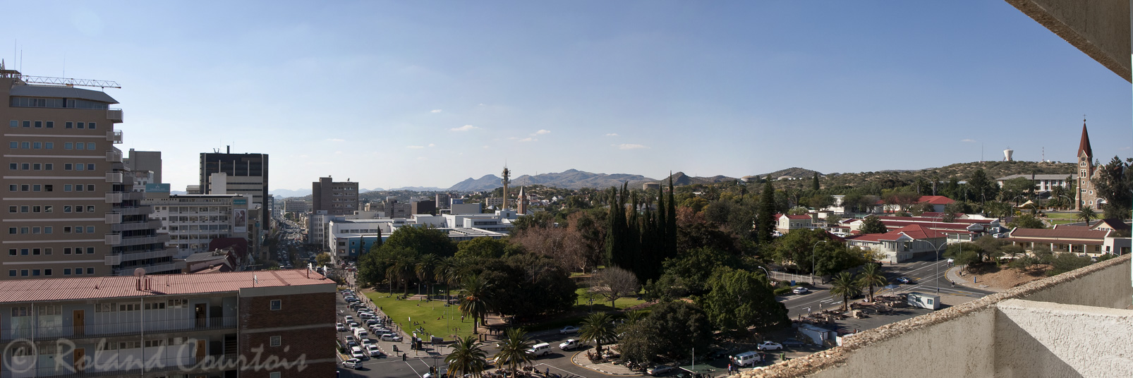 Le centre de la capitale, Windhoek.