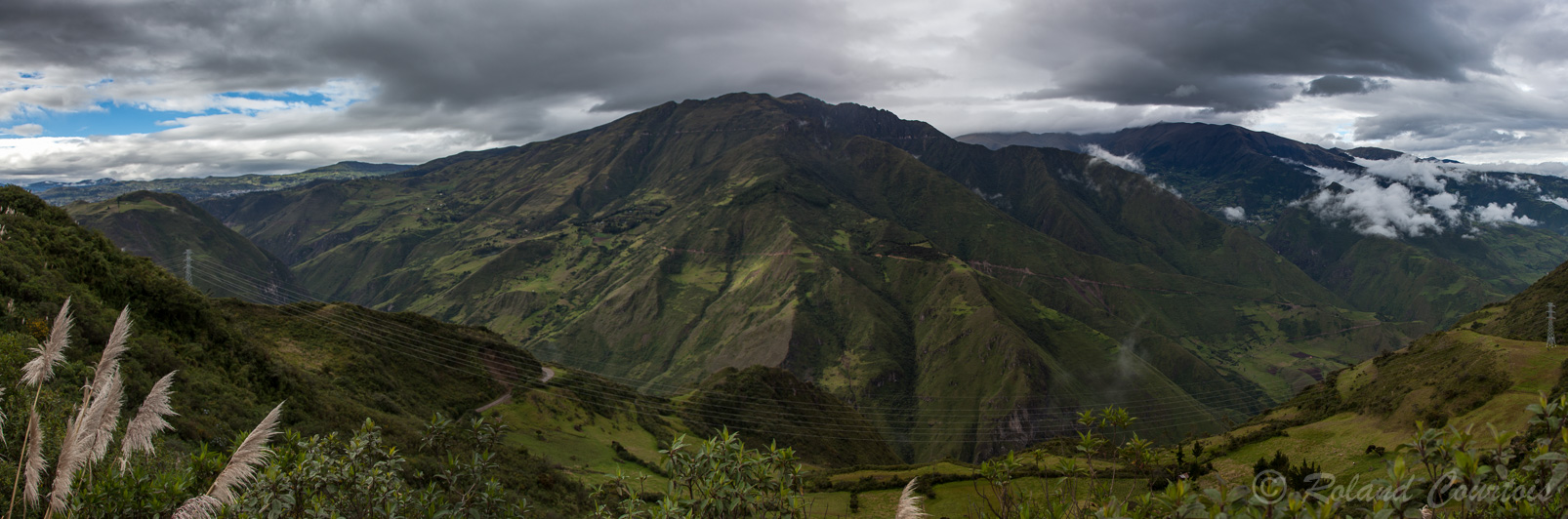 Paysage de l'une des cordillères des Andes