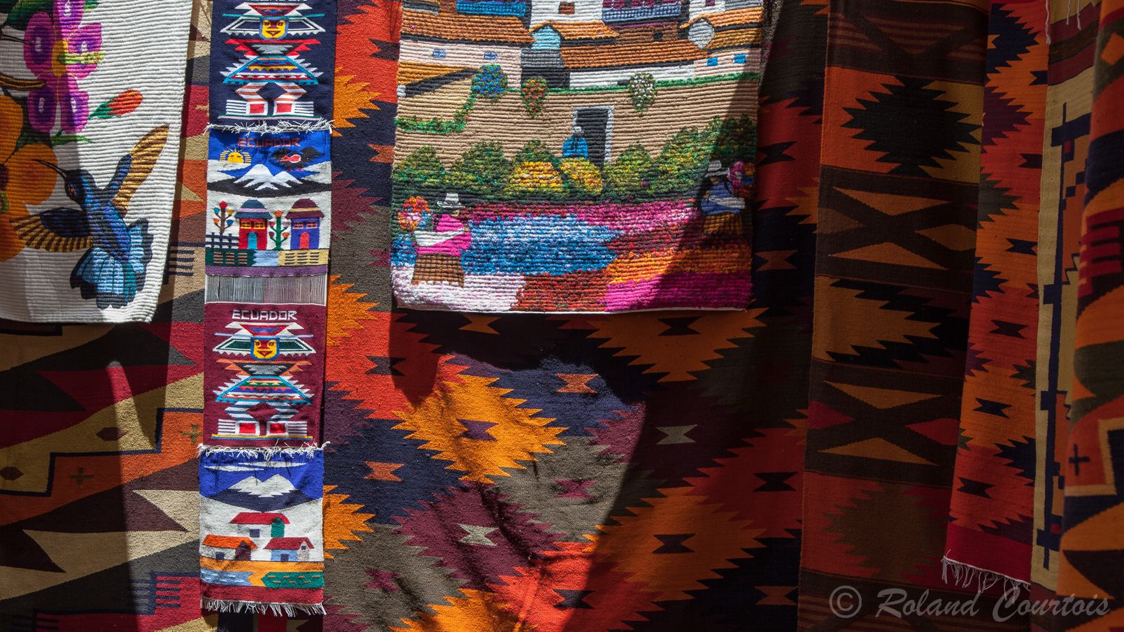 D'autres tapis au marché d'Otavalo
