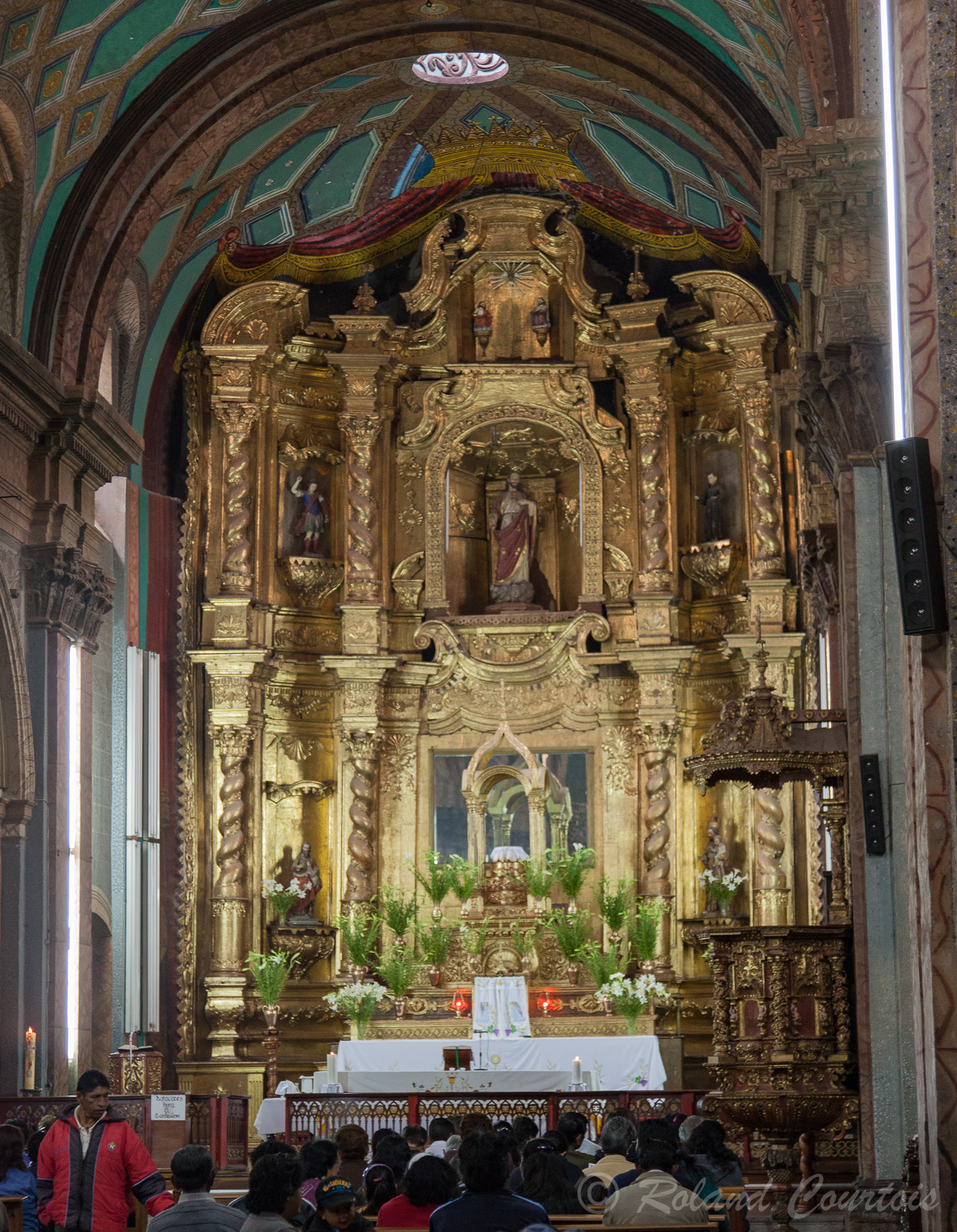Le choeur de l'Iglesia El Sagrario de Quito.
