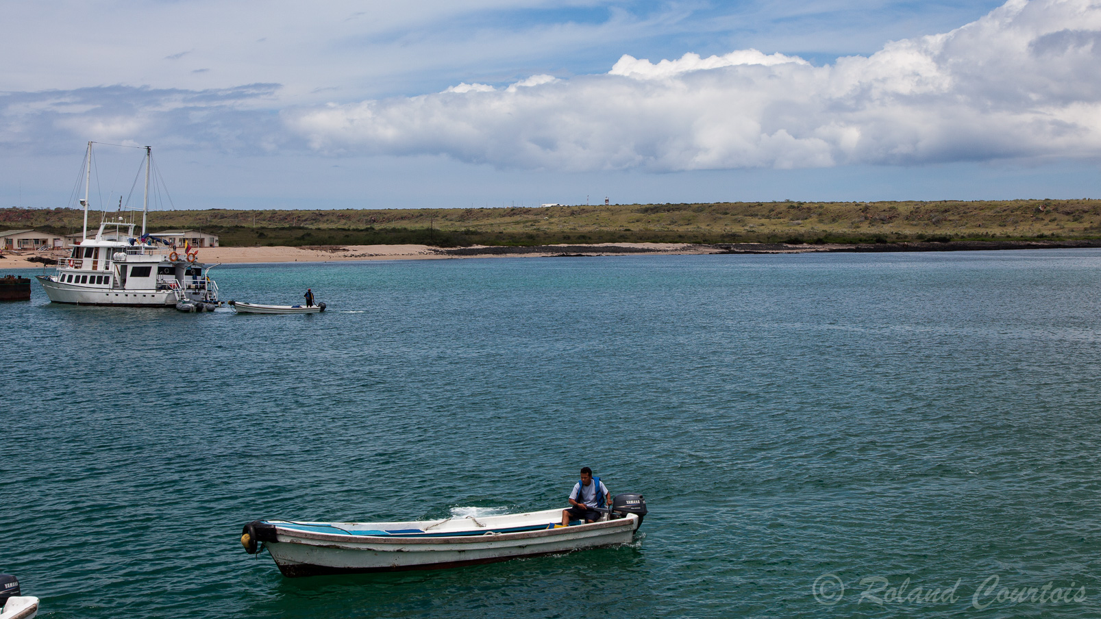 Premier contact avec les Galapagos sur la petite ile Baltra à côté de Santa Cruz.