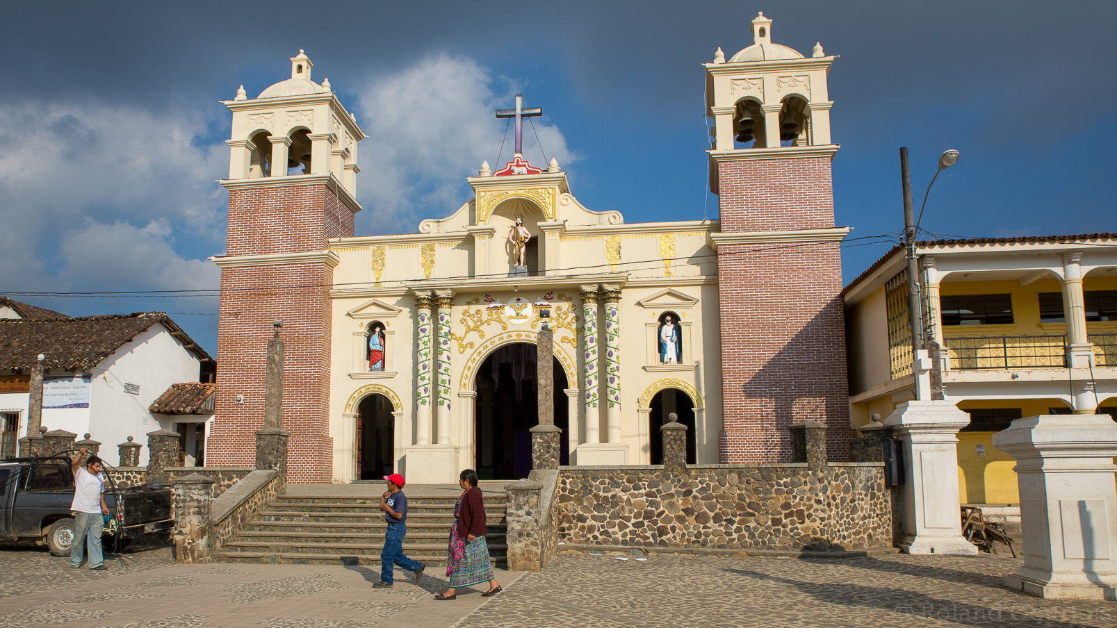 San Juan Comalapa, facade de la Catédrale