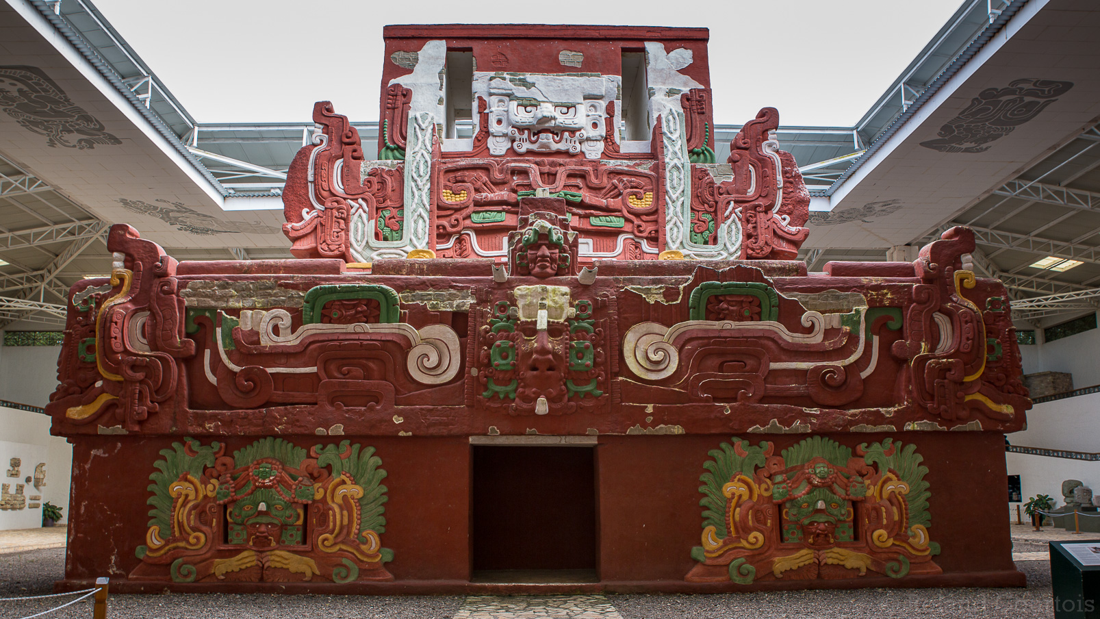 Musée de Copan : Temple Rosalila reconstitué