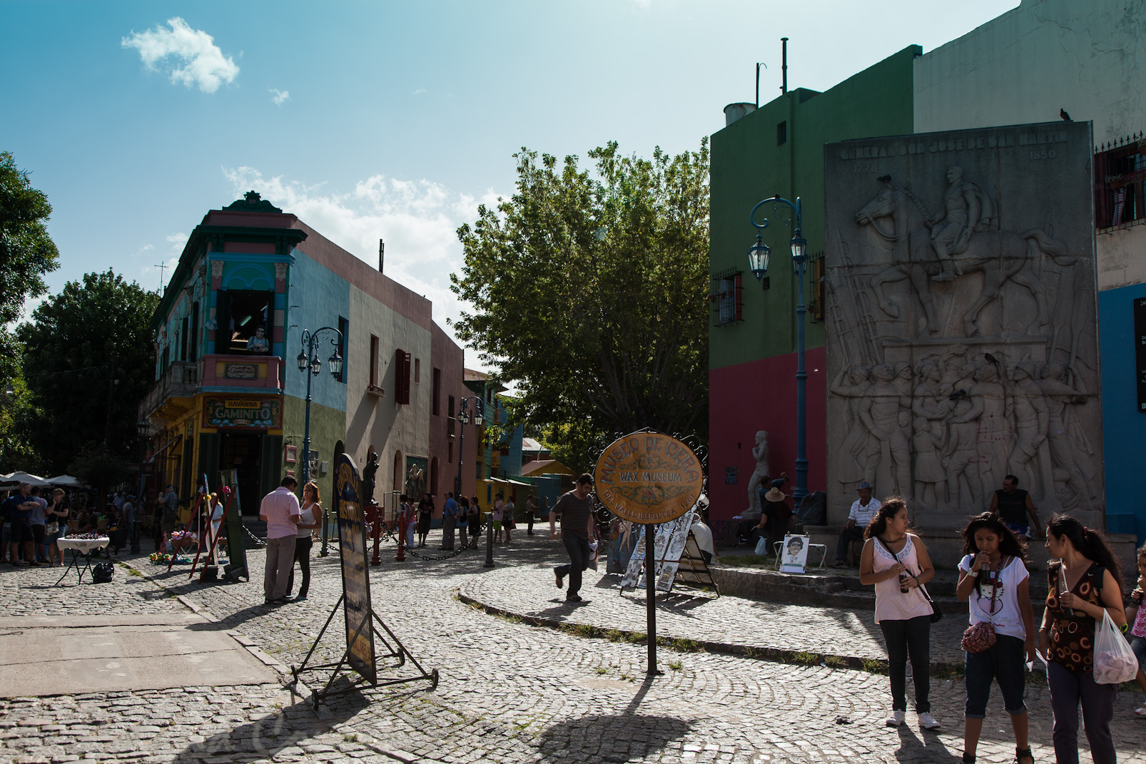 Quartier de la Boca, en bordure de l'ancien port de Buenos Aires.
