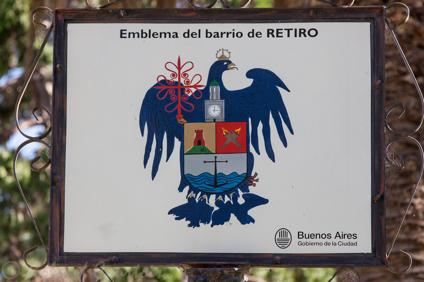 Emblème du quartier de Retiro.