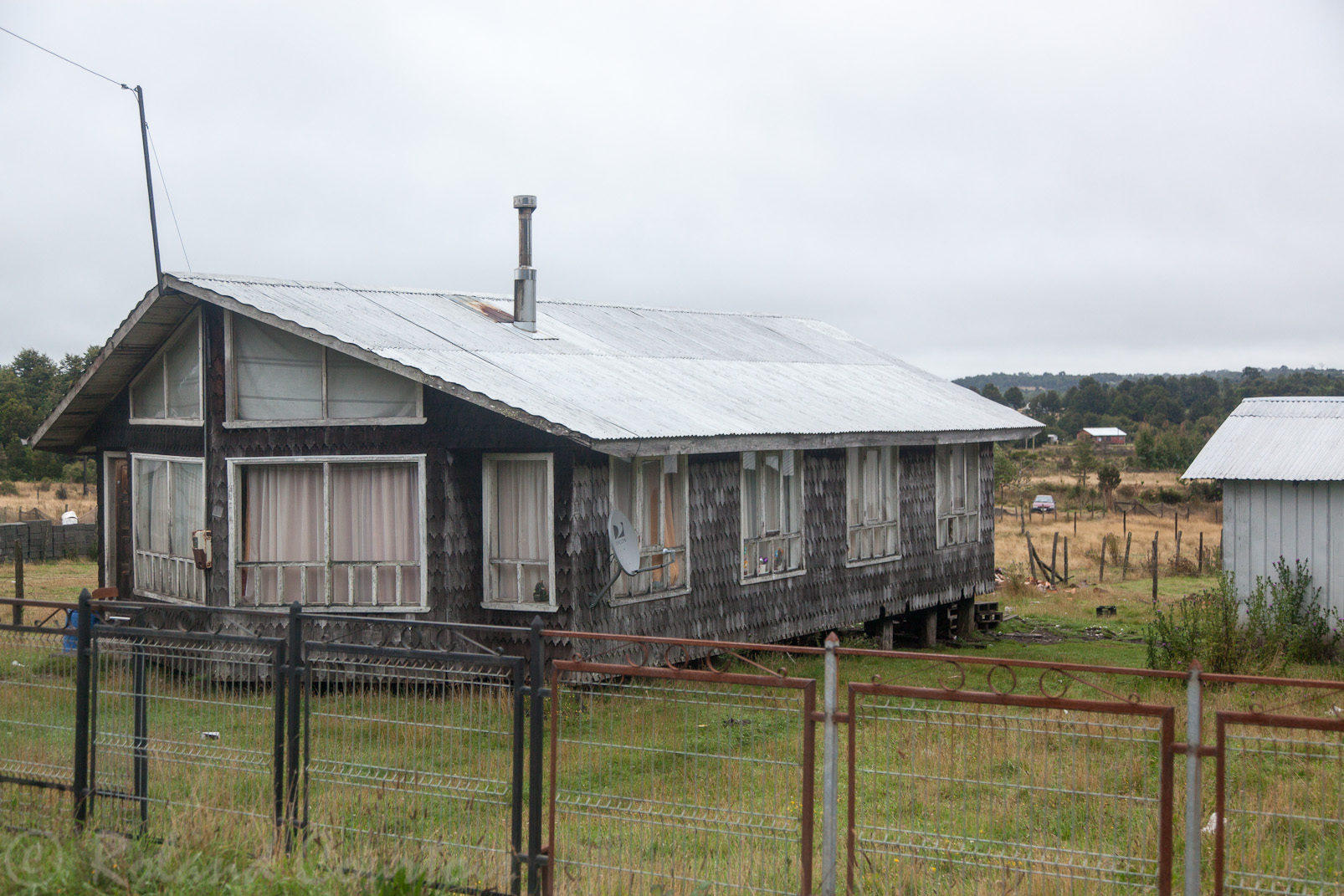 Sur l'île de Chiloé, toutes les constructions sont en bois.