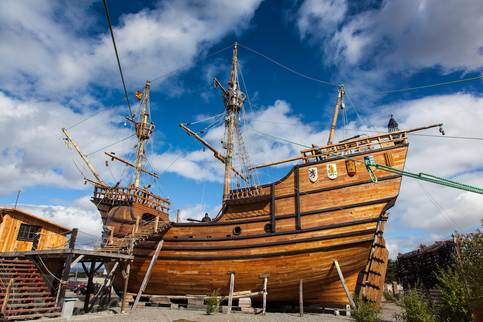 Reconstitution de la Victoria, un des navires de l'expédition Magellan