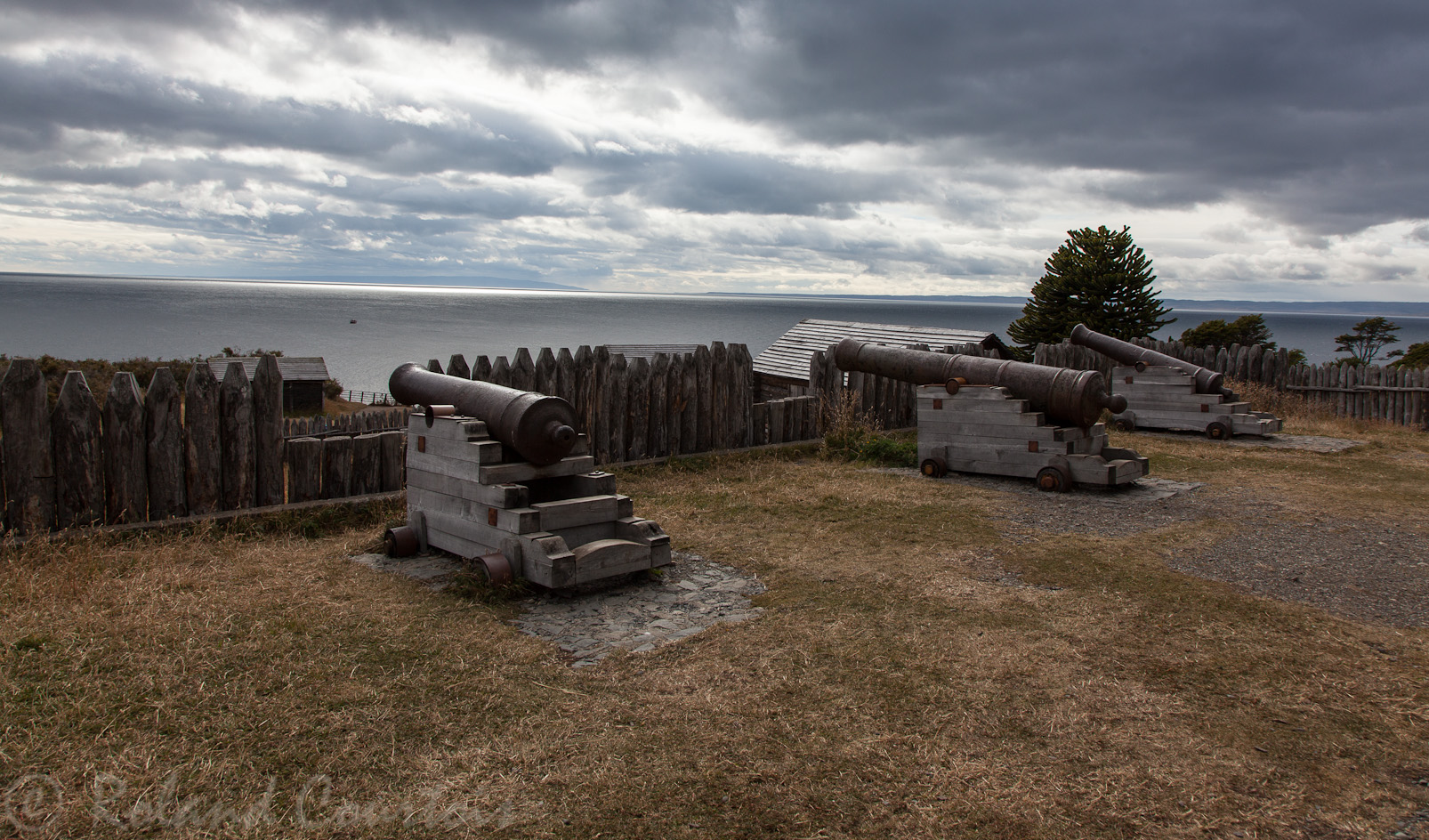 Le Fort Bulnes était bien équipé en canons.