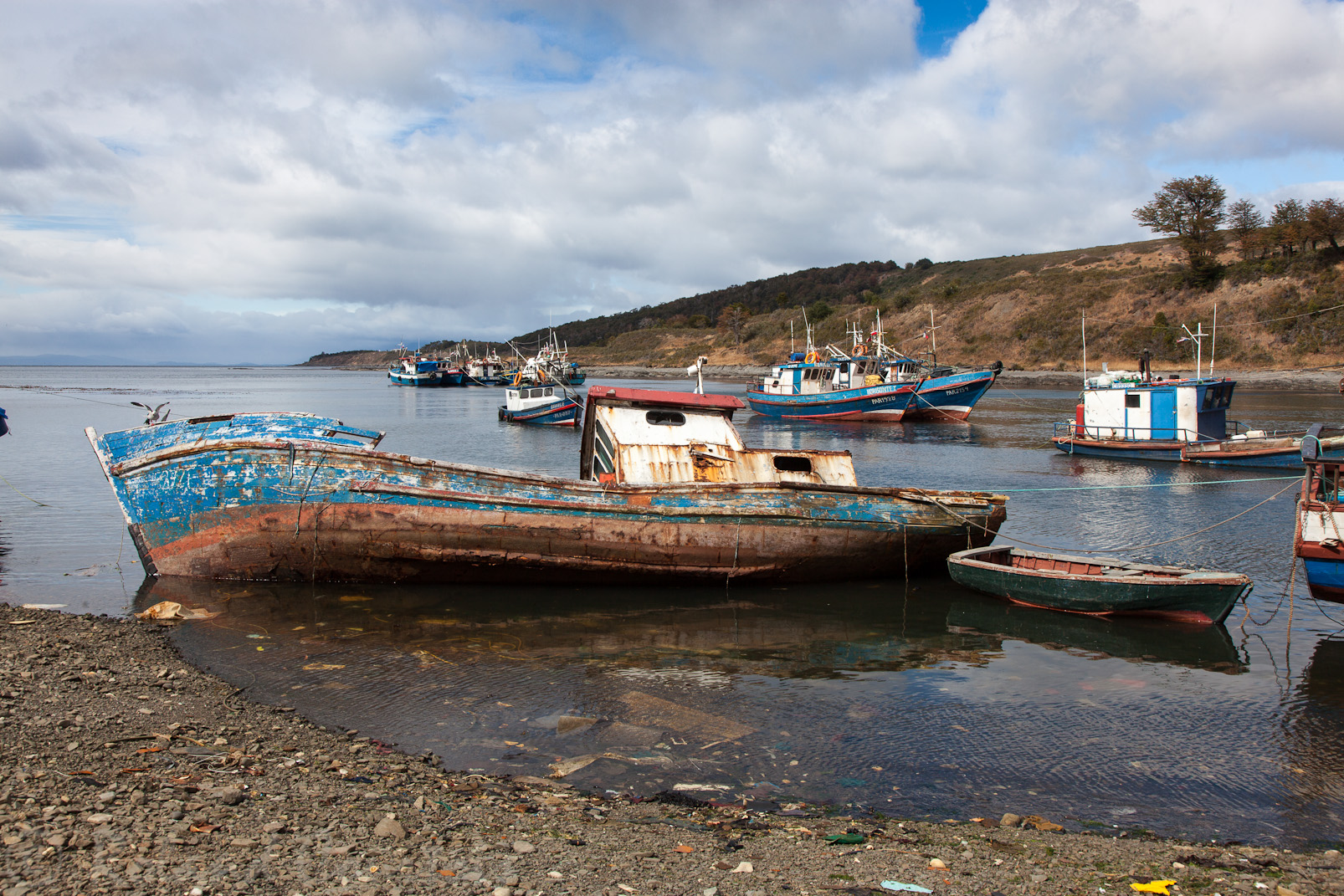Puerto Hambre où la première colonie espagnole fut décimée par la faim.