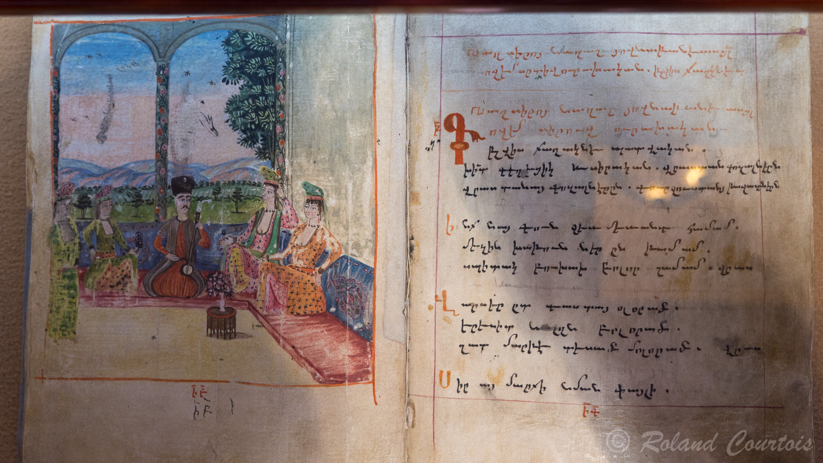 Maténadaran, institut des manuscrits anciens. Livre de chants de 1765 par Naghash Hovnatan.