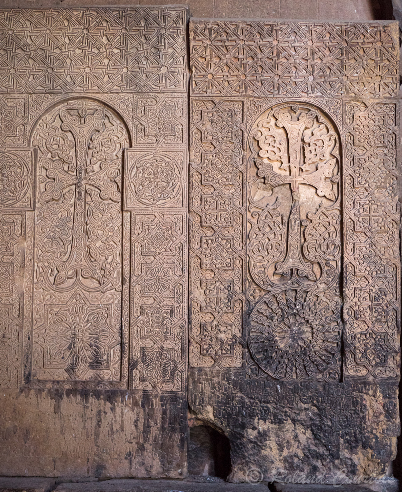 Monastère de Noravank. Eglise de Saint Jean le Précurseur. Intérieur du gavit (Nartex).