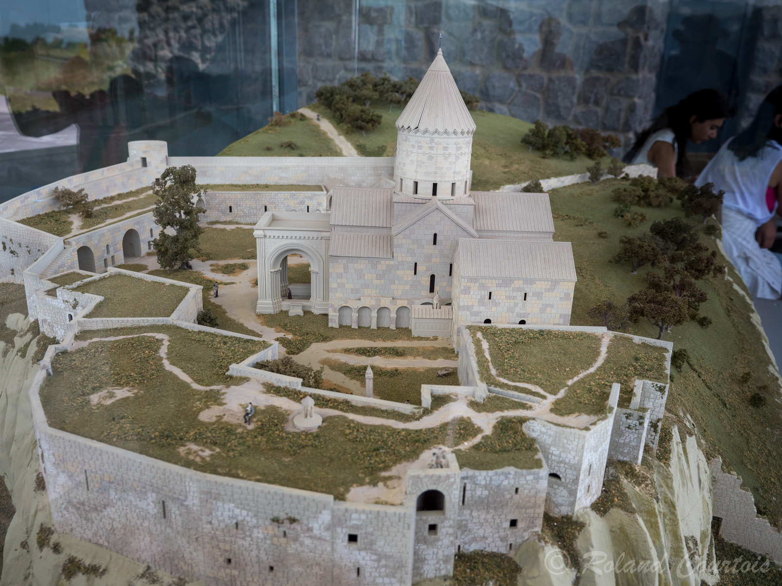 Monastère de Tatev. Maquette de ce monastère.