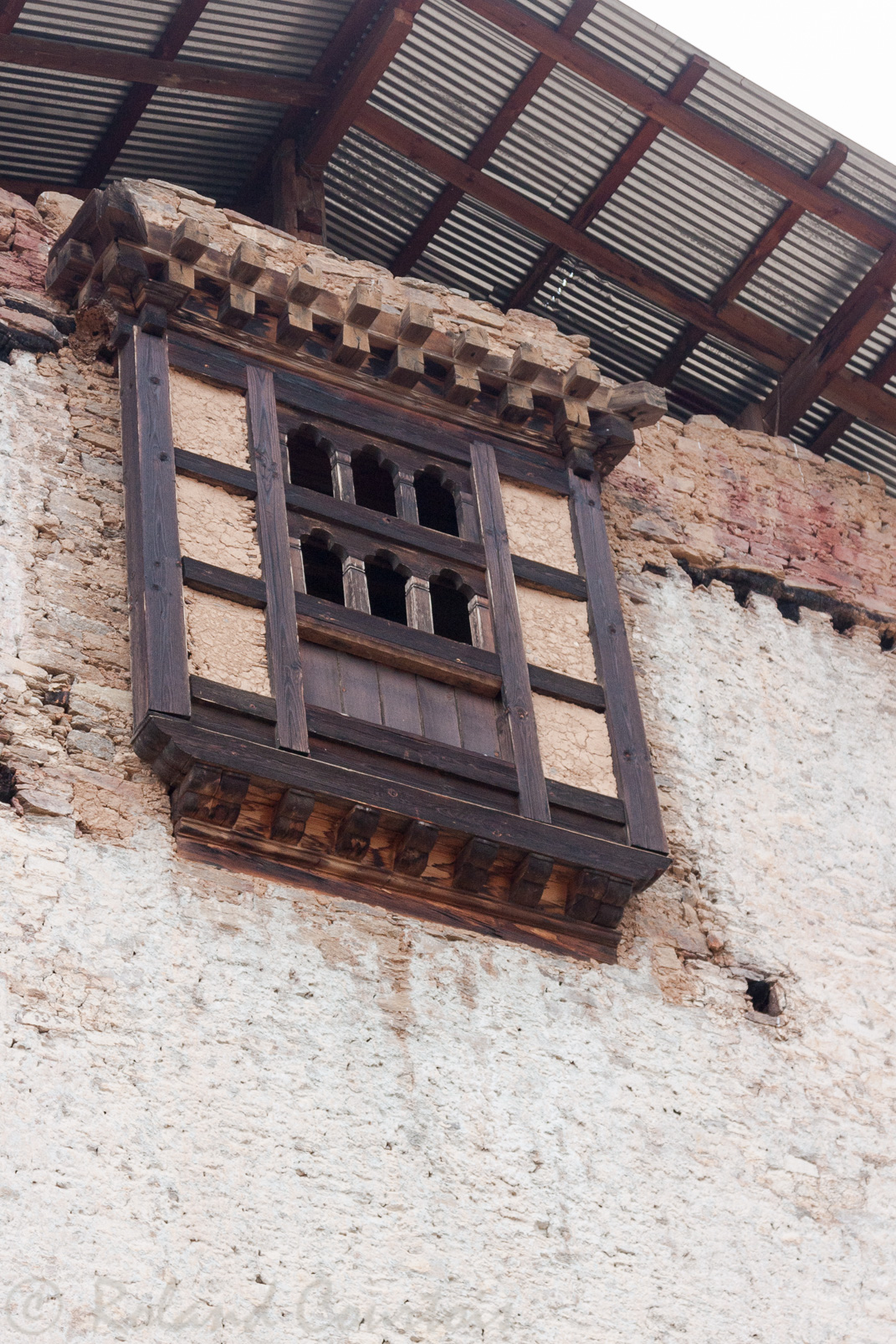 Dzong de Drukgyel. Ce qu'il en reste après l'incendie de 1951