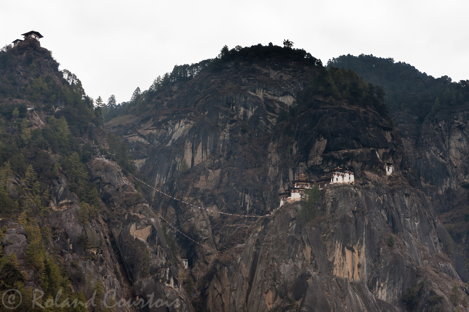 Vue sur la "Tanière du Tigre"