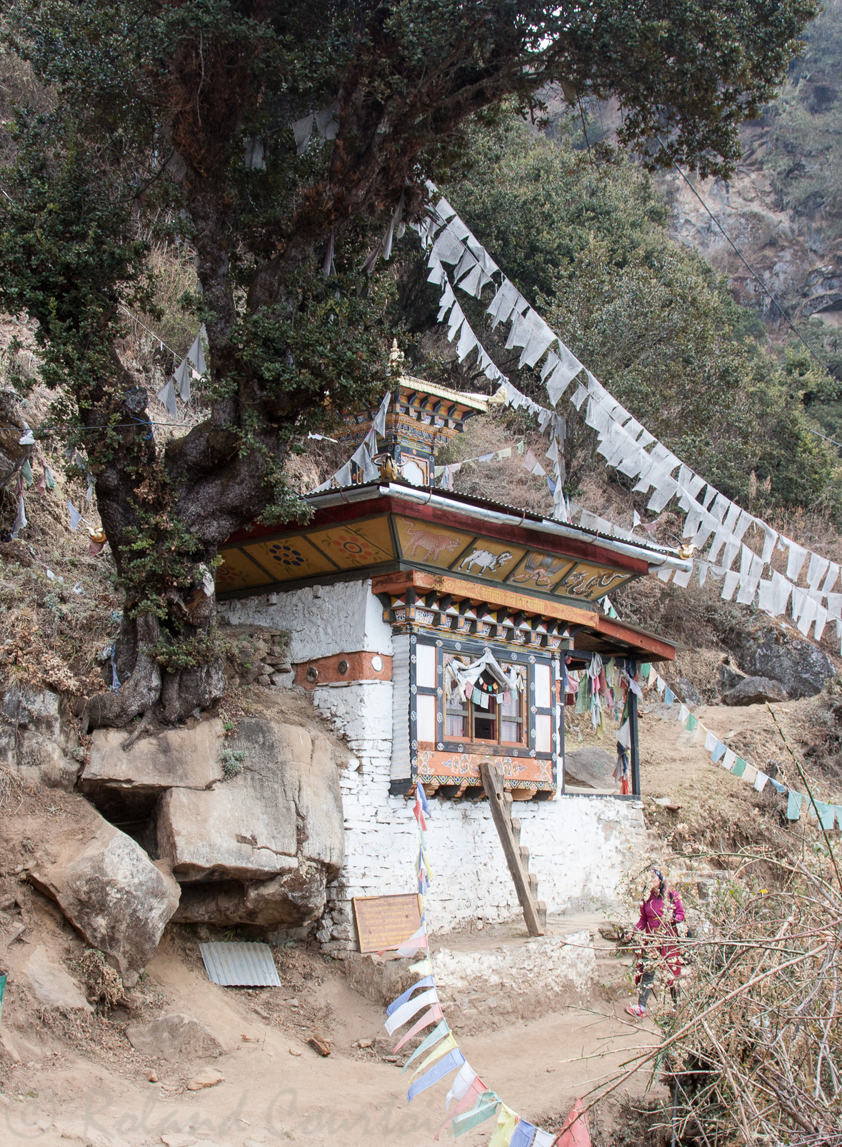 De petits sanctuaires jalonnent le sentier d'accès vers le Taktsang.
