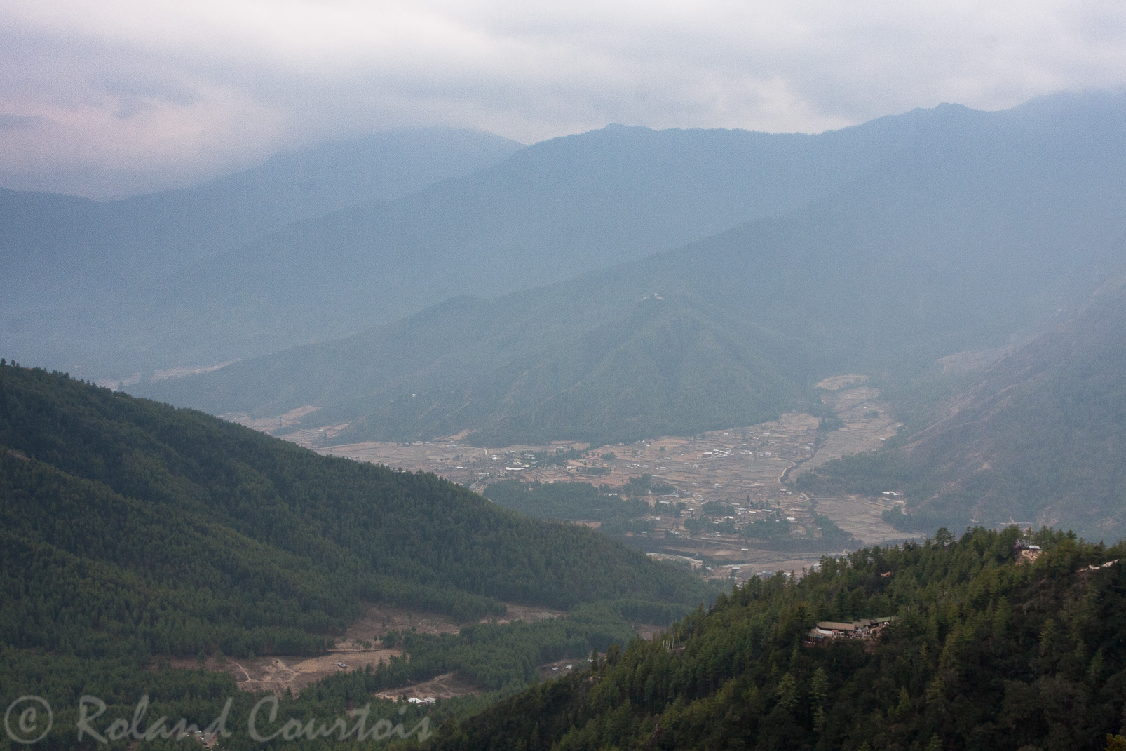 Vue sur la vallée.