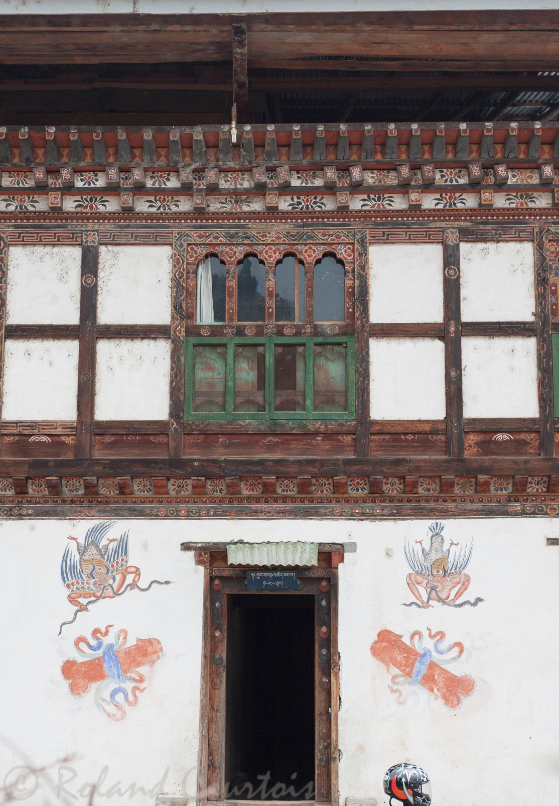 Décoration typique de maison bhoutanaise