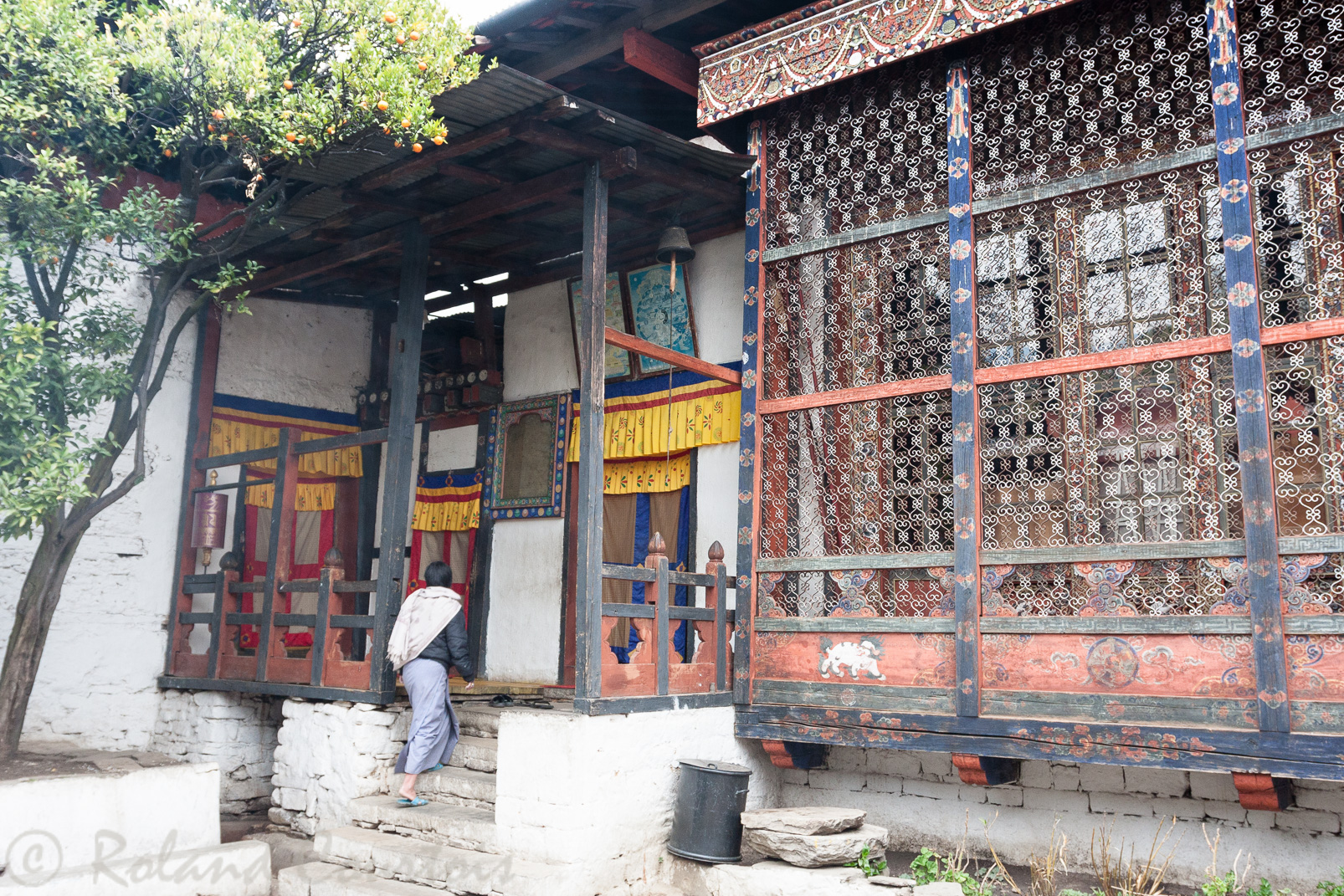 Temples jumeaux de Kyichu Lhakhang. Un
Ce temple ancien date du 7ème siècle et est très vénéré.