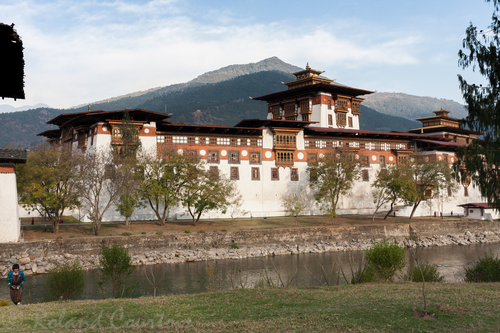 Dzong de Punakha. Dernier regard sur cet ensemble magnifique.