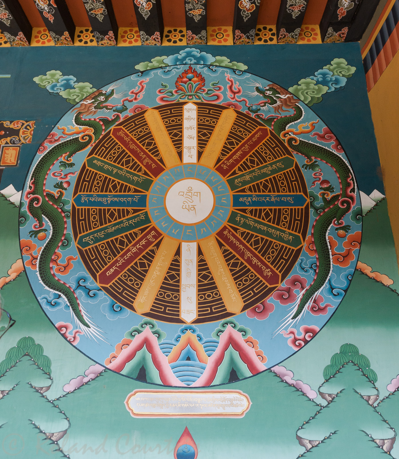Dzong de Simtokha. Mandala.