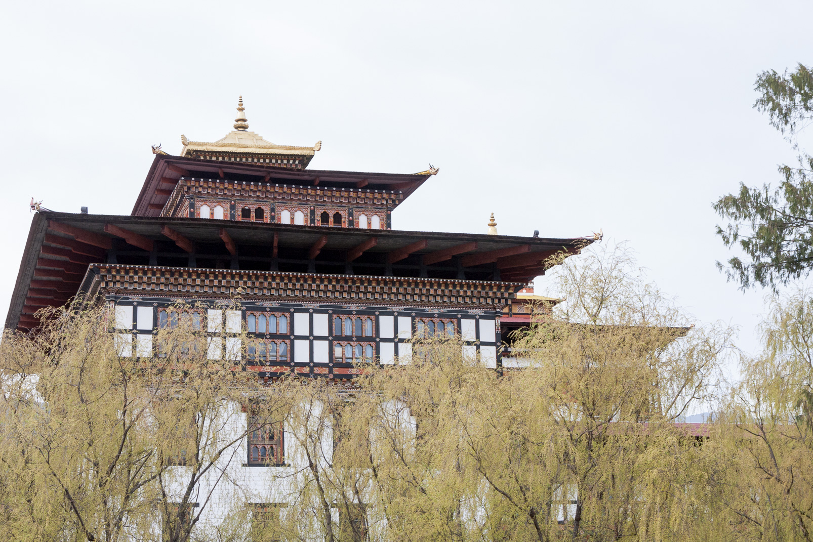 Le Tashichoedzong, « la forteresse de l’auspicieuse religion ».