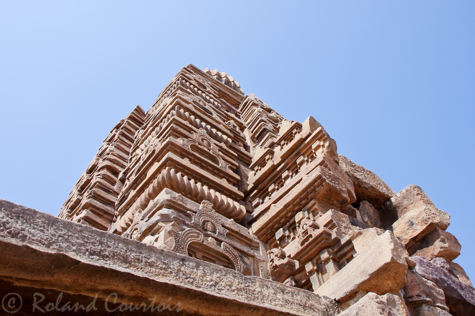 Temple de Jambulinga: détails du shikhara.