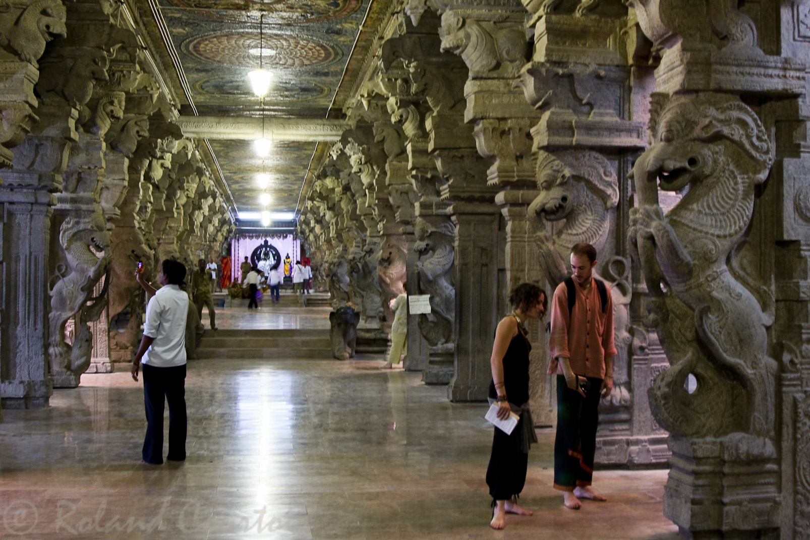 Temple de Minakshi: Mandapa aux mille piliers, transformé en musée.