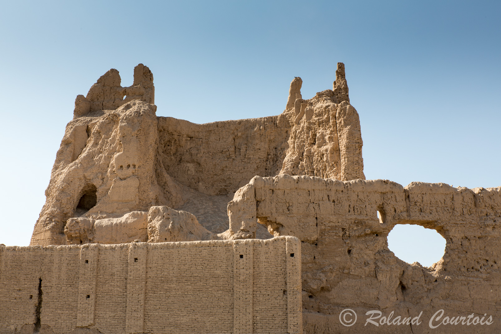 Ruines de la citadelle de Nâein