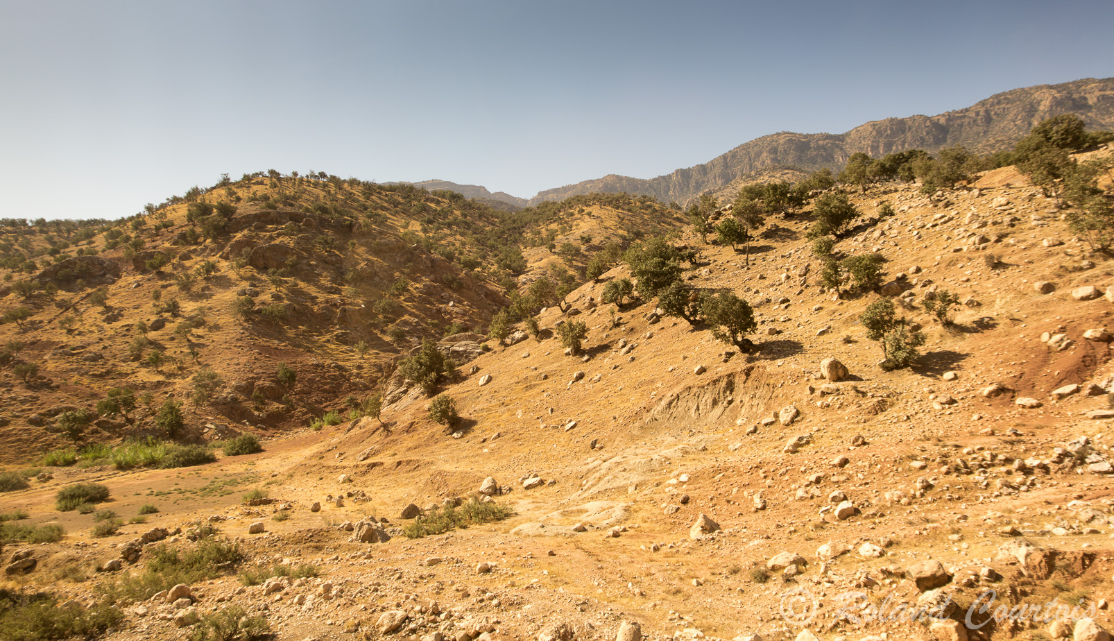 Paysage des montagnes du Zagros.