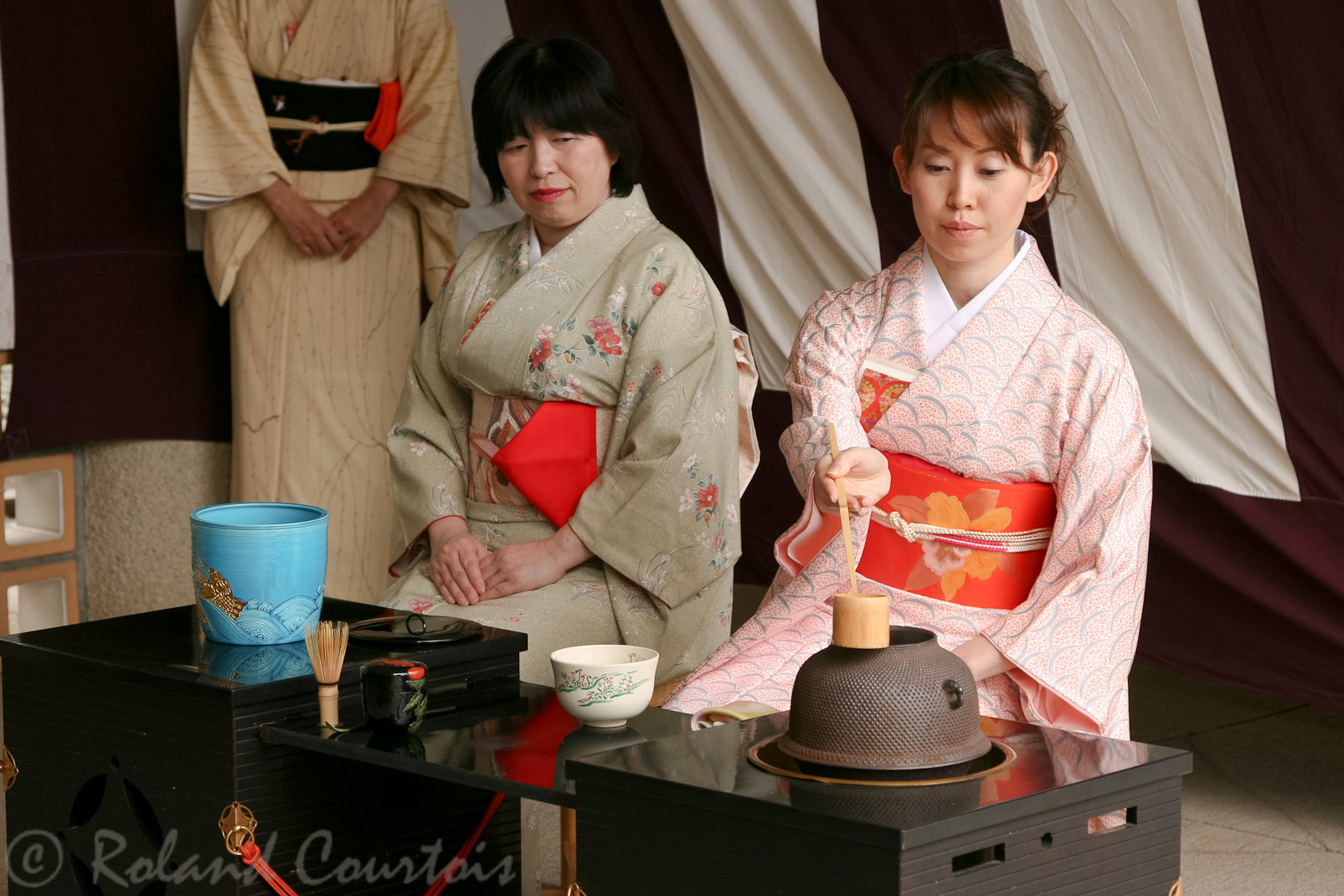 Daibutsu, cérémonie du thé.