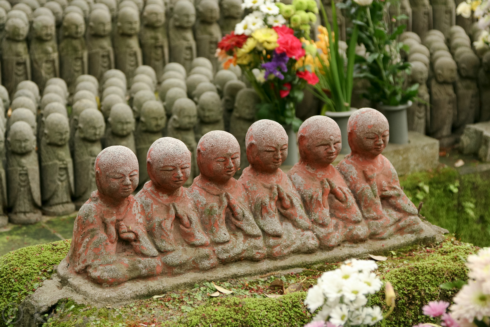 Jizo, statuettes dédiées aux enfants morts.