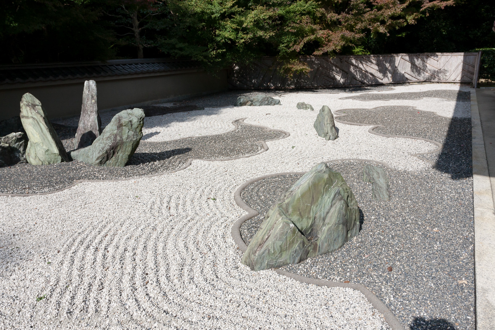 Temple Tofuku-ji, le Ryogin-an, jardin zen dessiné par Shigemori Mire en 1938.