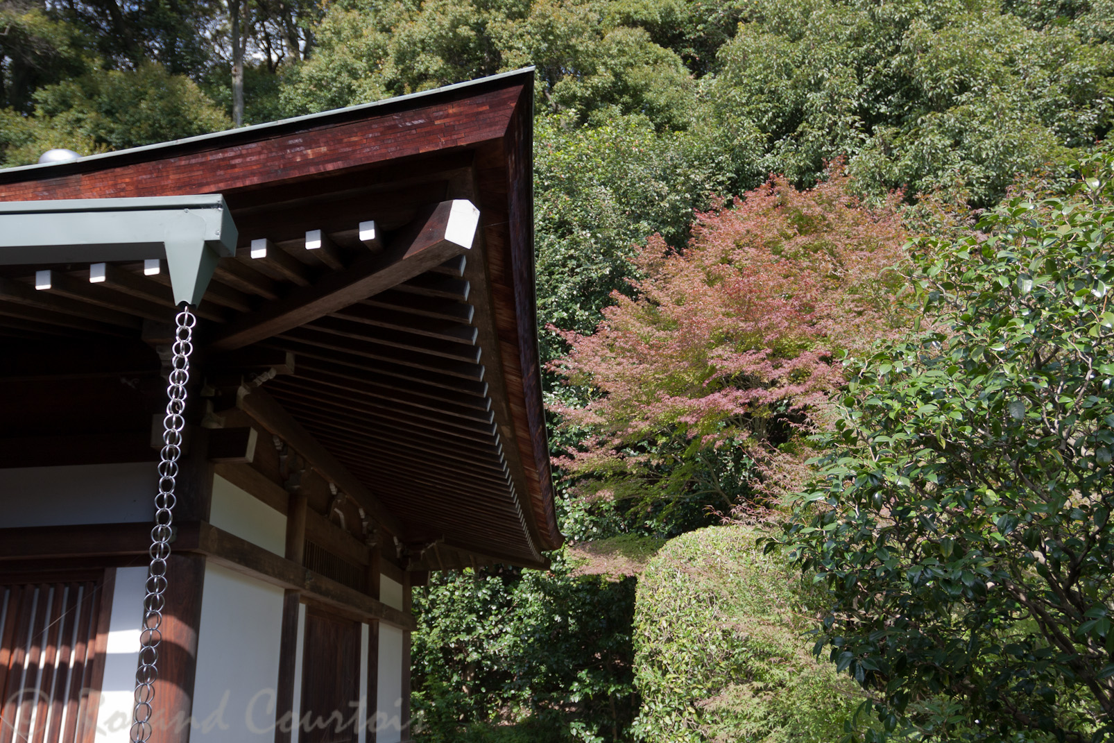 Temple Tofuku-ji, détail de toiture.