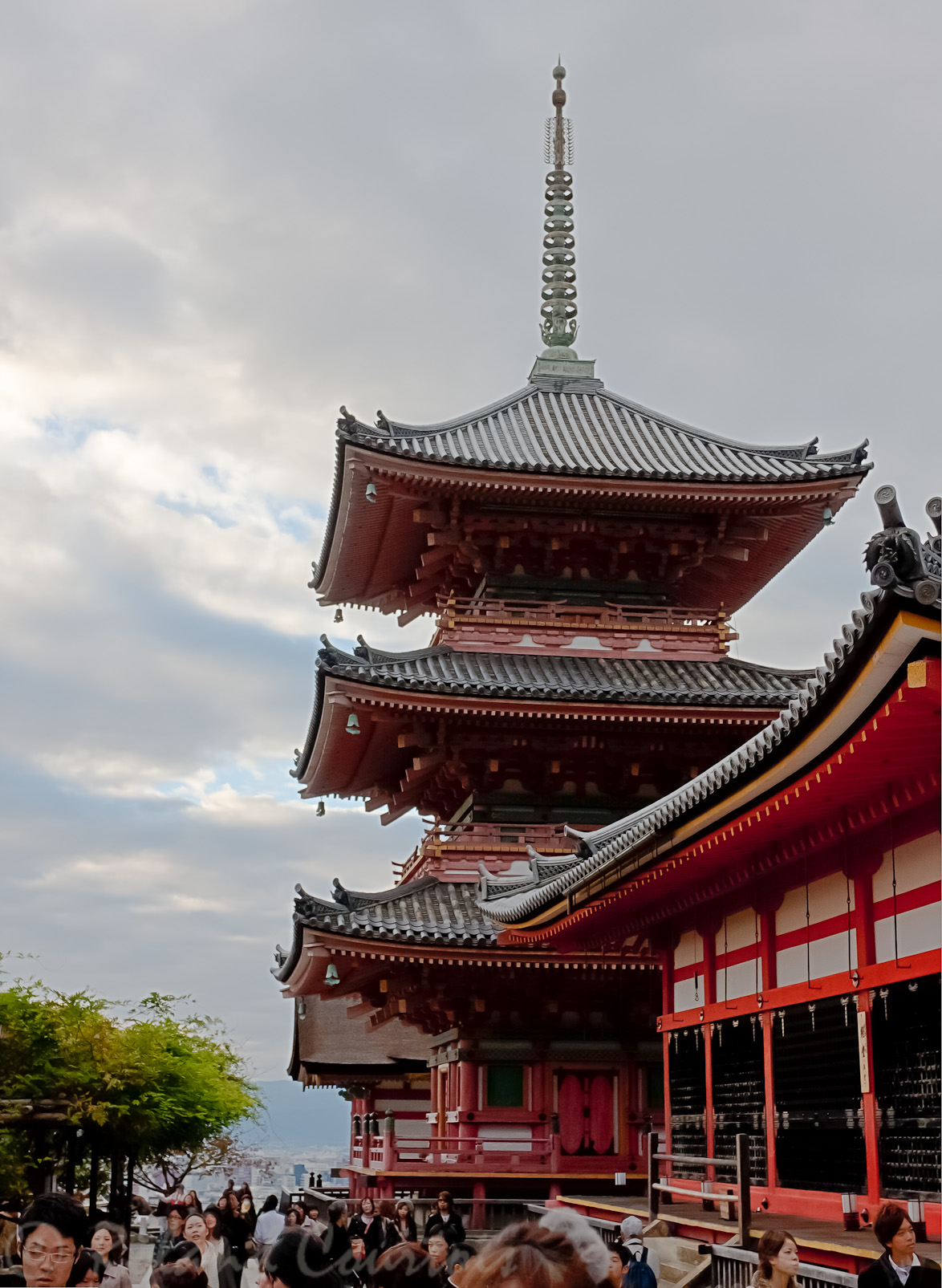 Temple Kiyomizu-dera, pagode.