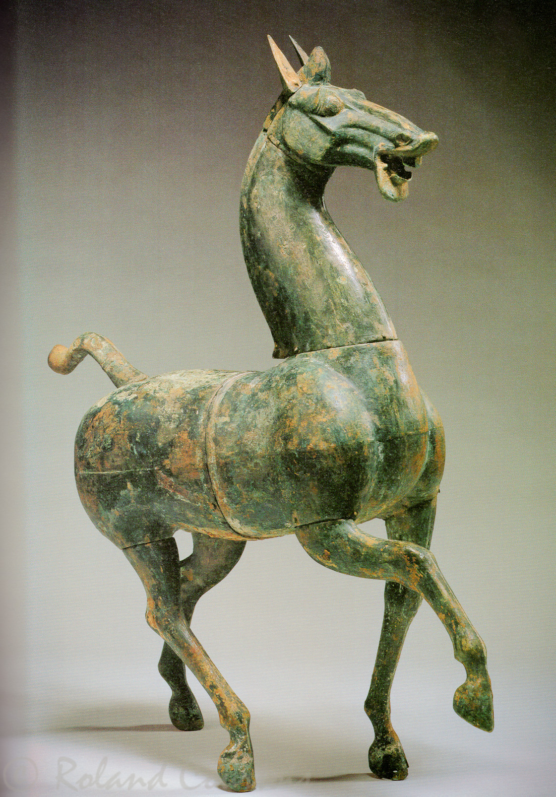 Musée Miho. Cheval en bronze. Chine période Han.