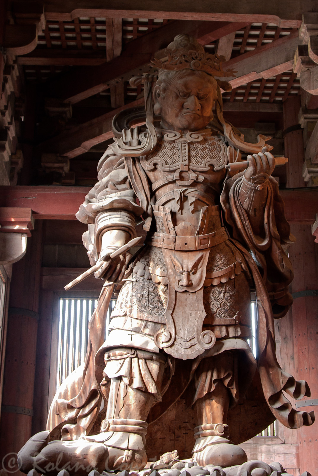 Temple Todai-ji, gardien Koumoku-ten.