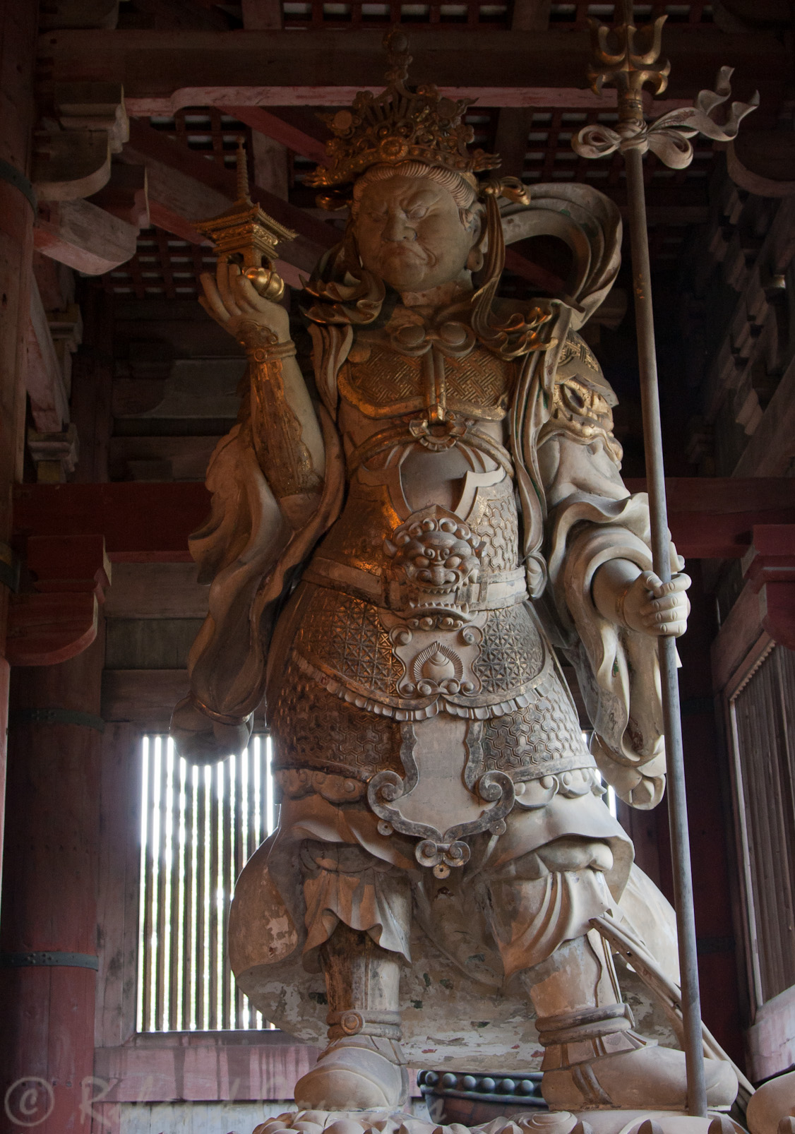 Temple Todai-ji, gardien Koumoku-ten.