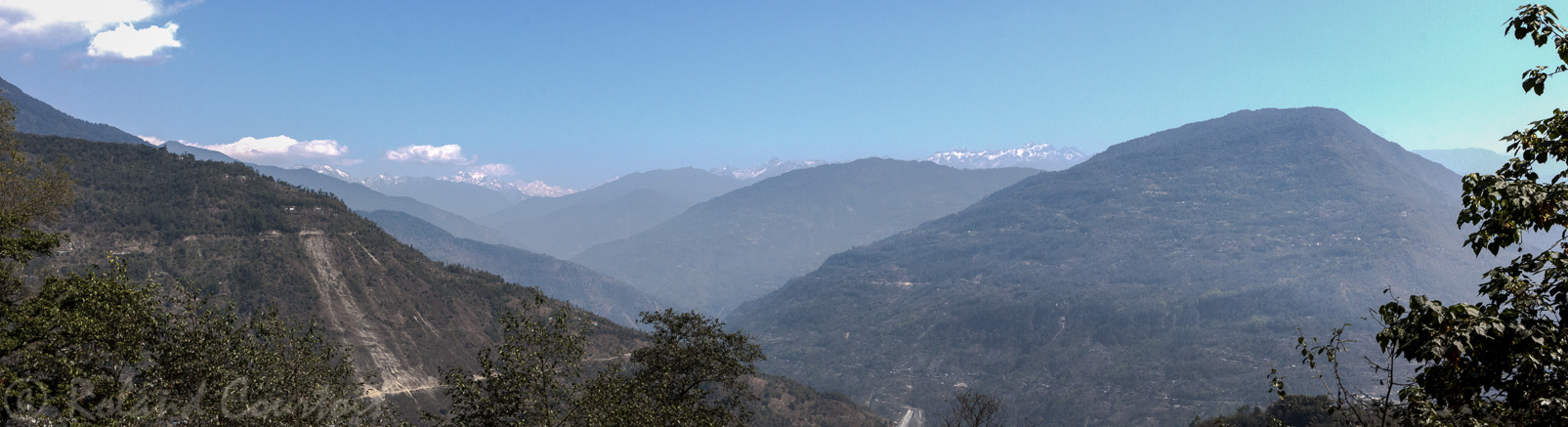 Panorama sur l'Himalaya