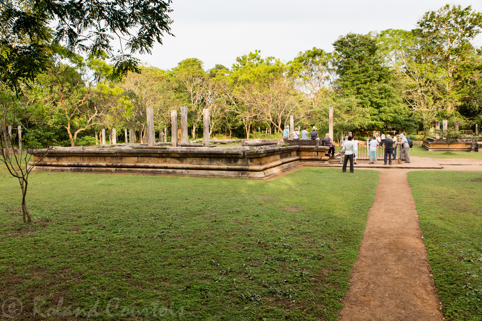 Site de Anuradhapura. Le palais Mahasena's Palace