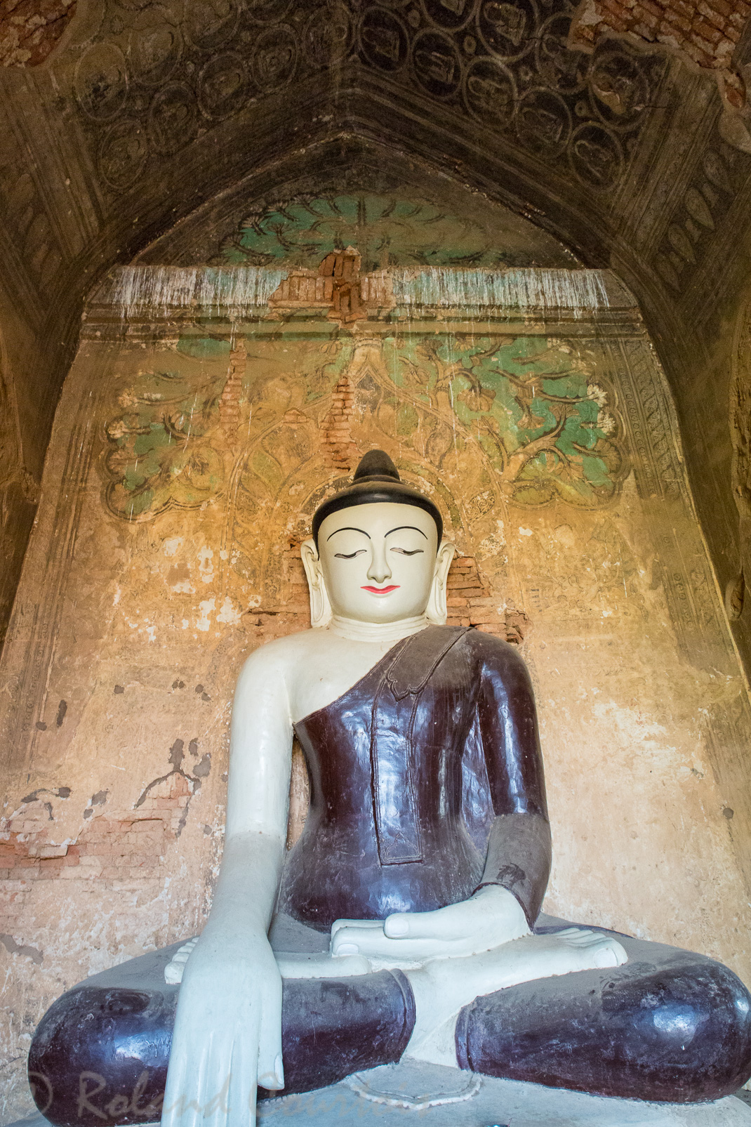 Le temple Tayokpye: sa décoration est intéressante.